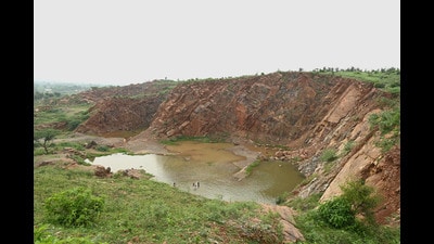 The police launched a campaign against illegal mining after they received several complaints and have requested the locals to inform them if they come across illegal mining taking place in the area. (HT Archive) The police launched a campaign against illegal mining after they received several complaints and have requested the locals to inform them if they come across illegal mining taking place in the area. (HT Archive)