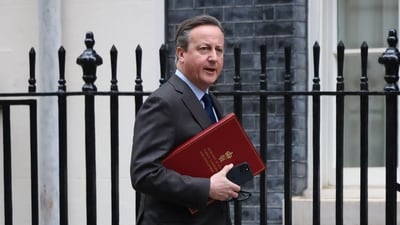 Pakistan Elections: David Cameron, UK foreign secretary, arrives for a meeting of cabinet ministers at 10 Downing Street in London. (Bloomberg)