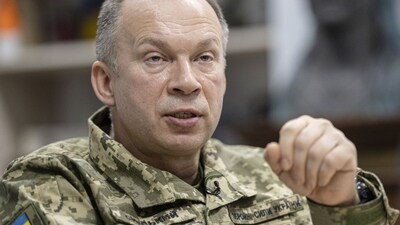 Russia-Ukraine War: Oleksandr Syrskyi, commander-in-chief of the Armed Forces of Ukraine. (Bloomberg) Russia-Ukraine War: Oleksandr Syrskyi, commander-in-chief of the Armed Forces of Ukraine. (Bloomberg)