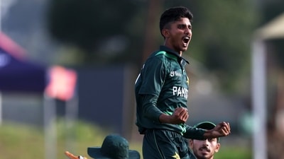 Ali Raza celebrates (ICC) Ali Raza celebrates (ICC)