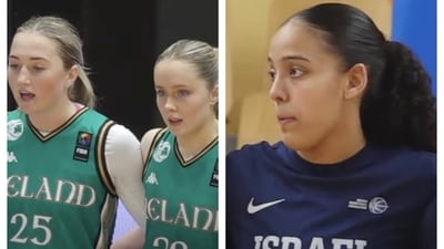 Ireland and Israel players Ireland and Israel players
