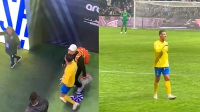 Cristiano Ronaldo sparked controversy during a recent friendly.