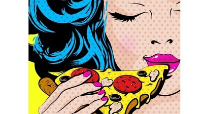People are drawn towards pizzas on diet days as they are delicious and cause a dopamine release (Shutterstock)