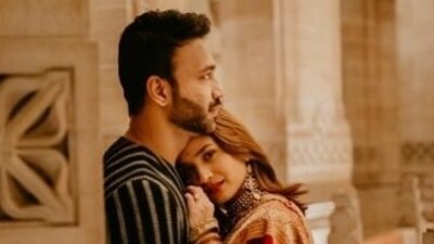 Vicky Jain and Ankita Lokhande share romantic pictures with each other Vicky Jain and Ankita Lokhande share romantic pictures with each other