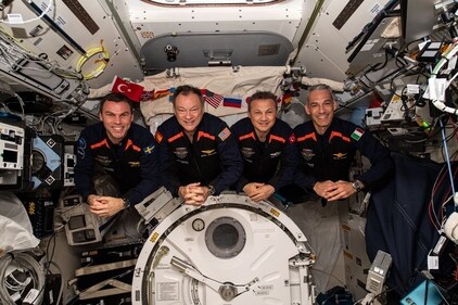 Ax-3 mission was commanded by ex-NASA astronaut Michael López-Alegría, who also commanded Ax-1 in 2022. (Axiom) Ax-3 mission was commanded by ex-NASA astronaut Michael López-Alegría, who also commanded Ax-1 in 2022. (Axiom)