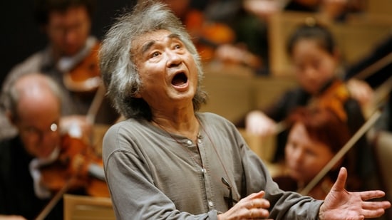 World-renowned conductor Seiji Ozawa has died of heart failure at his home in Tokyo, his management office said. (AP)