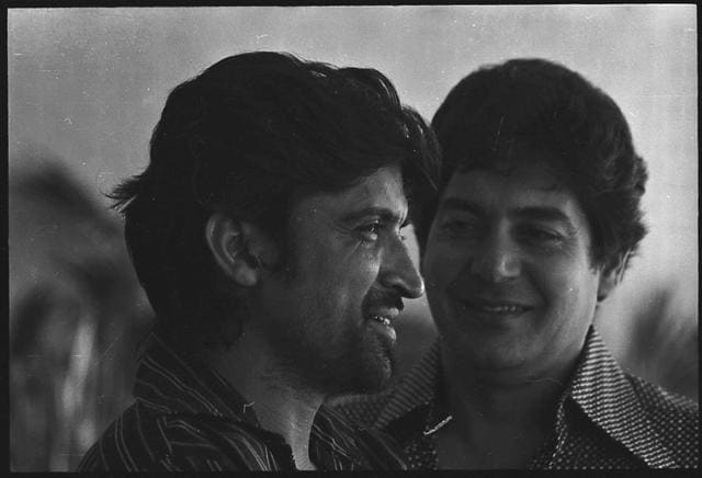 Salim Khan and Javed Akhtar in a picture dated 26 April 1976. (HT Photo by Ajit Kumar) Salim Khan and Javed Akhtar in a picture dated 26 April 1976. (HT Photo by Ajit Kumar)