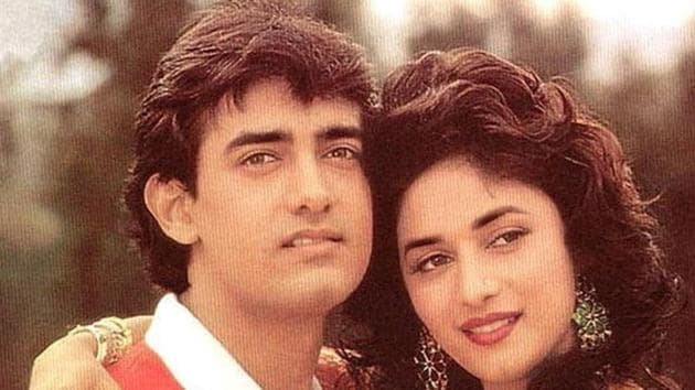 “While all this was happening, Baba had shot Dil with Indu (Indra Kumar), which had Aamir (Khan). They had become good friends. Baba told Aamir that I wrote quite appealingly. So I met Aamir.” (Film still) “While all this was happening, Baba had shot Dil with Indu (Indra Kumar), which had Aamir (Khan). They had become good friends. Baba told Aamir that I wrote quite appealingly. So I met Aamir.” (Film still)