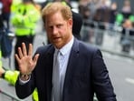 Britain's Prince Harry, Duke of Sussex walks outside the Rolls Building of the High Court in London, Britain.