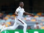 Shamar Joseph of the West Indies (R) dismisses Josh Hazlewood of Australia, sealing a win for the West Indies Shamar Joseph of the West Indies (R) dismisses Josh Hazlewood of Australia, sealing a win for the West Indies