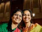 Union Minister Anupriya Patel and NCP MP Supriya Sule Union Minister Anupriya Patel and NCP MP Supriya Sule