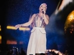 Singer Pink kicked off her tour in Australia. Singer Pink kicked off her tour in Australia.
