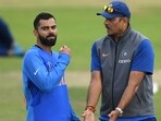 Virat Kohli (L) with Ravi Shastri during the 2019 World Cup Virat Kohli (L) with Ravi Shastri during the 2019 World Cup