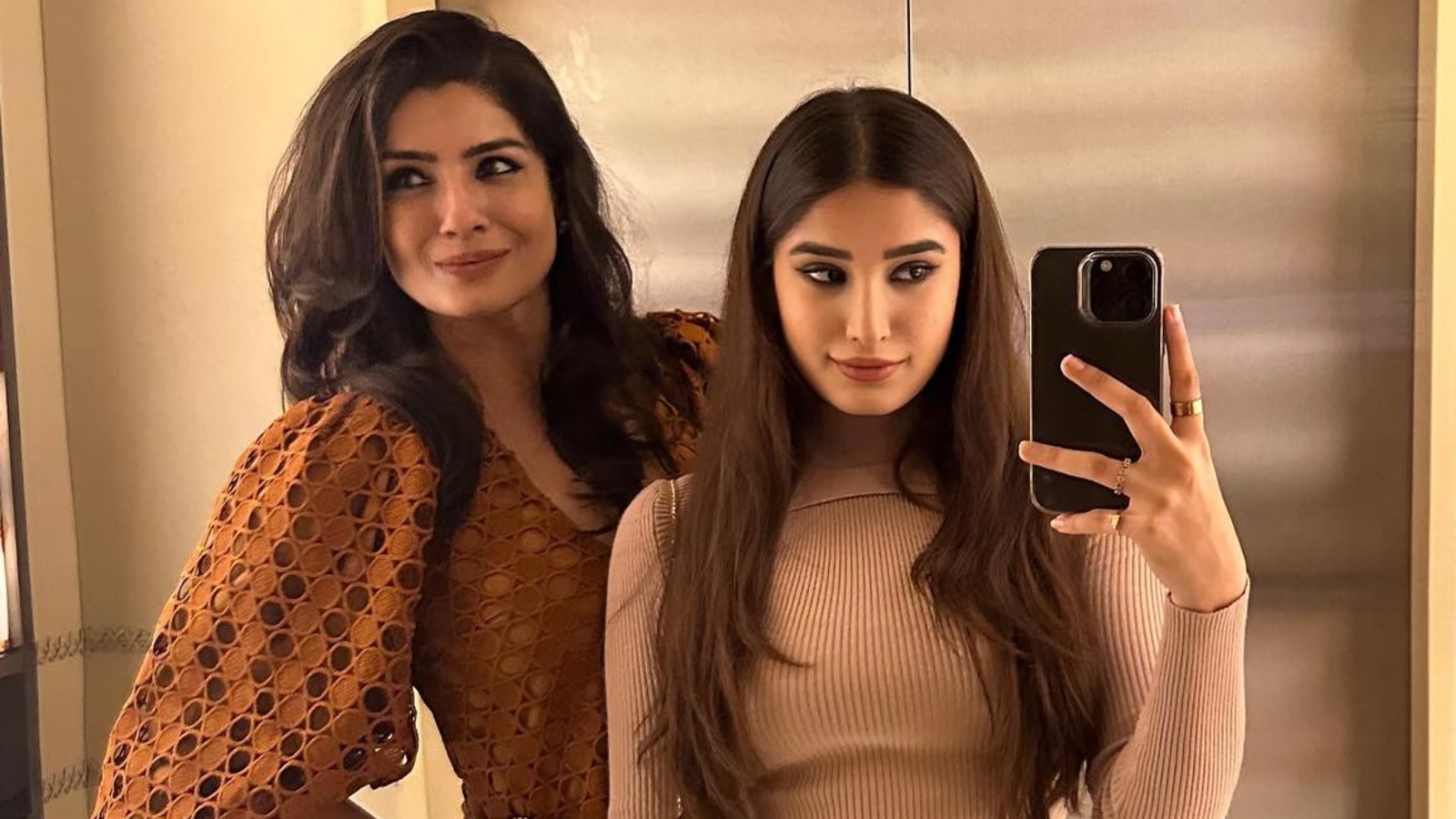 Raveena Tandon: Rasha lectures me when I feel jitters before a release - Vimarsana News