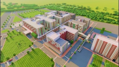 Proposed structure of medical school at IIT Kanpur. (Sourced) Proposed structure of medical school at IIT Kanpur. (Sourced)