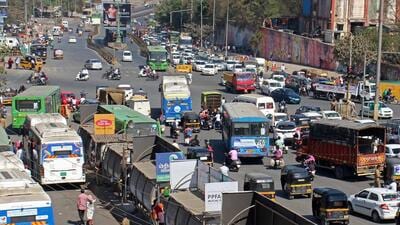 Recently, the civic body conducted a survey on 22 roads across the city and found that there are 40 objects which are obstructing the traffic on main roads. (REPRESENTATIVE PHOTO)