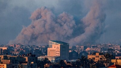 Israeli airstrike on Rafah (AFP) (AFP)