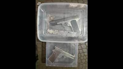 The the weapon recovered by Jalandhar police. (HT) The the weapon recovered by Jalandhar police. (HT)