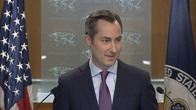 US State Department spokesperson Mathew Miller US State Department spokesperson Mathew Miller