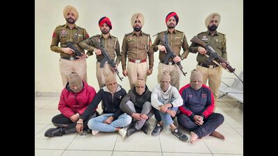 With the arrest of four members of the gang, sensational crimes have been averted in Punjab, the Patiala SSP said. (HT Photo) With the arrest of four members of the gang, sensational crimes have been averted in Punjab, the Patiala SSP said. (HT Photo)