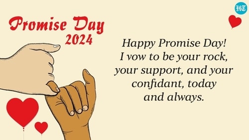 Promise Day falls on February 11 every year. (HT Photo) Promise Day falls on February 11 every year. (HT Photo)