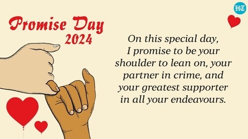 On Promise Day, people vow to love their significant other forever. (HT Photo) On Promise Day, people vow to love their significant other forever. (HT Photo)