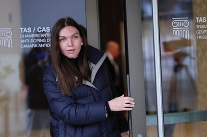 Simona Halep of Romania leaves after a hearing for a doping case against her at the Court of Arbitration for Sport (CAS) in Lausanne (REUTERS)