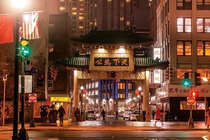 Chinatown in Boston has numerous events in honour of the Chinese New Year Chinatown in Boston has numerous events in honour of the Chinese New Year
