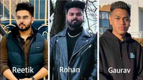 Screenshot from an online fundraiser of the three victims of a road accident in Brampton in the early hours of Thursday.