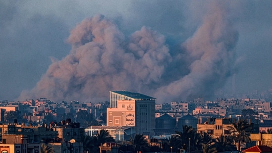 Israeli airstrike on Rafah (AFP) (AFP)
