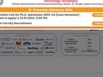 MMMUT Faculty Recruitment 2024: 110 vacancies for professors, associate professors, and assistant professors