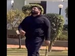 RJD MLA Chetan Anand was seen playing cricket in one of the videos from Yadav's residence. RJD MLA Chetan Anand was seen playing cricket in one of the videos from Yadav's residence.