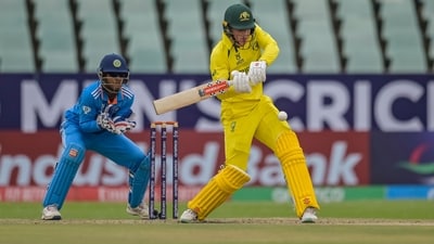 Australia captain Hugh Weibgen steadied the ship with his 48 off 66, en route to which he stitched a 78-run stand for the second wicket alongside Harry Dixon (42 off 56). (AP)