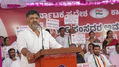 PM Modi copying Karnataka's guarantee schemes, says Dy CM Shivakumar PM Modi copying Karnataka's guarantee schemes, says Dy CM Shivakumar