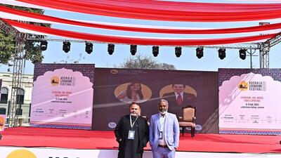 Koshala Literature Festival director Amitabh Singh Baghel and festival founder Prashant Kumar Singh. (SOURCED) Koshala Literature Festival director Amitabh Singh Baghel and festival founder Prashant Kumar Singh. (SOURCED)