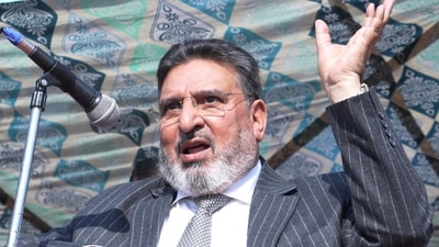 Jammu and Kashmir Apni Party president Altaf Bukhari (PTI)