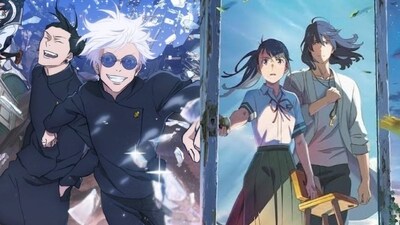Jujutsu Kaisen Season 2 and Suzume are nominated at this year's Anime Trending Awards. (AniTrendz) Jujutsu Kaisen Season 2 and Suzume are nominated at this year's Anime Trending Awards. (AniTrendz)
