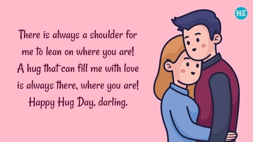 On Hug Day, you can let your partner know how much their hug means to you on happy and sad days. (HT Photo) On Hug Day, you can let your partner know how much their hug means to you on happy and sad days. (HT Photo)