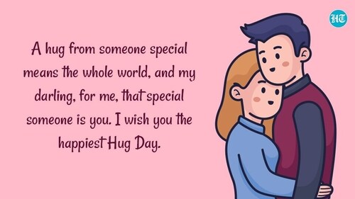 Wish your partner on Hug Day with these sweet messages and wishes. (HT Photo) Wish your partner on Hug Day with these sweet messages and wishes. (HT Photo)