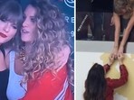 Taylow Swift shared adorable moments with Lana Del Rey (R) and Blake Lively (L) (@TheSwiftSociety/X) Taylow Swift shared adorable moments with Lana Del Rey (R) and Blake Lively (L) (@TheSwiftSociety/X)