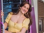 Elli AvrRam visited the Ram Mandir in Ayodhya recently.