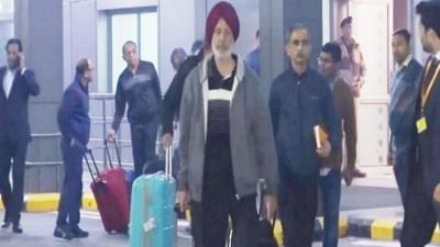 All but one of the men returned home on Monday. (HT PHOTO) All but one of the men returned home on Monday. (HT PHOTO)