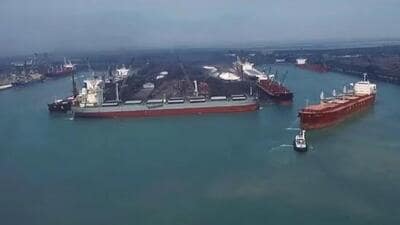 Indonesian cargo ship MV Debi arrived at Paradip port from Gresik Port in Indonesia on November 29. (Representative Image) Indonesian cargo ship MV Debi arrived at Paradip port from Gresik Port in Indonesia on November 29. (Representative Image)