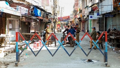 The police are actively seeking individuals involved in the rioting on February 8, during which police personnel and municipal corporation workers were attacked, and a police station was set ablaze. (PTI) The police are actively seeking individuals involved in the rioting on February 8, during which police personnel and municipal corporation workers were attacked, and a police station was set ablaze. (PTI)