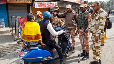 The curfew has been lifted in the rest of Haldwani except the Banbhoolpura area, after which the administration has started streamlining the essential services, the officials said. (PTI) The curfew has been lifted in the rest of Haldwani except the Banbhoolpura area, after which the administration has started streamlining the essential services, the officials said. (PTI)