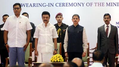 Ravi has been at loggerheads with the DMK-led government. (ANI/File) Ravi has been at loggerheads with the DMK-led government. (ANI/File)