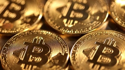 The value of the bitcoins crossed $50,000 on Monday (REUTERS) The value of the bitcoins crossed $50,000 on Monday (REUTERS)