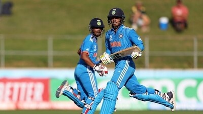 Uday Saharan and Sachin Dhas stitched a memorable stand of 171 in the semifinal match against South Africa (Getty) Uday Saharan and Sachin Dhas stitched a memorable stand of 171 in the semifinal match against South Africa (Getty)