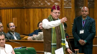 Uttarakhand chief minister Pushkar Singh Dhami Uttarakhand chief minister Pushkar Singh Dhami