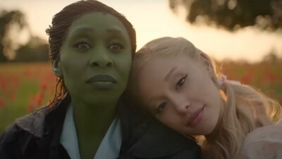 Cynthia Erivo and Ariana Grande in a still from Wicked Cynthia Erivo and Ariana Grande in a still from Wicked